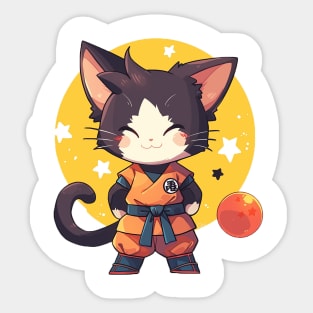 cat sayian Sticker